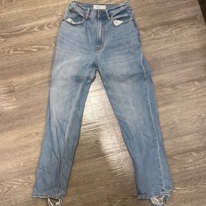 Abercrombie Ankle Straight High Rise Curve Love 24 (00)